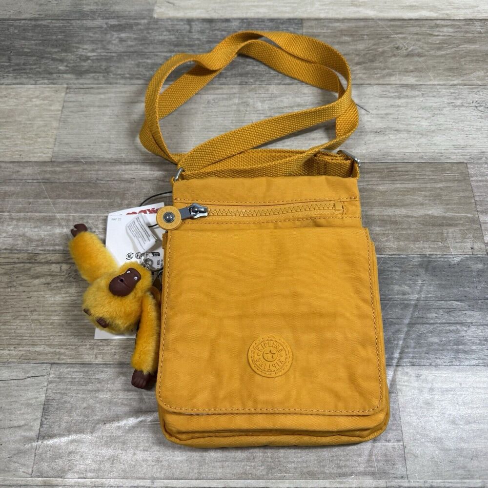 Kipling El Dorado Bag Unisex Adult Spicy Gold Crossbody Recycled Lining Jenn